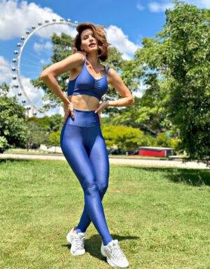 Conjunto Fitness Azul Urbano EVOA